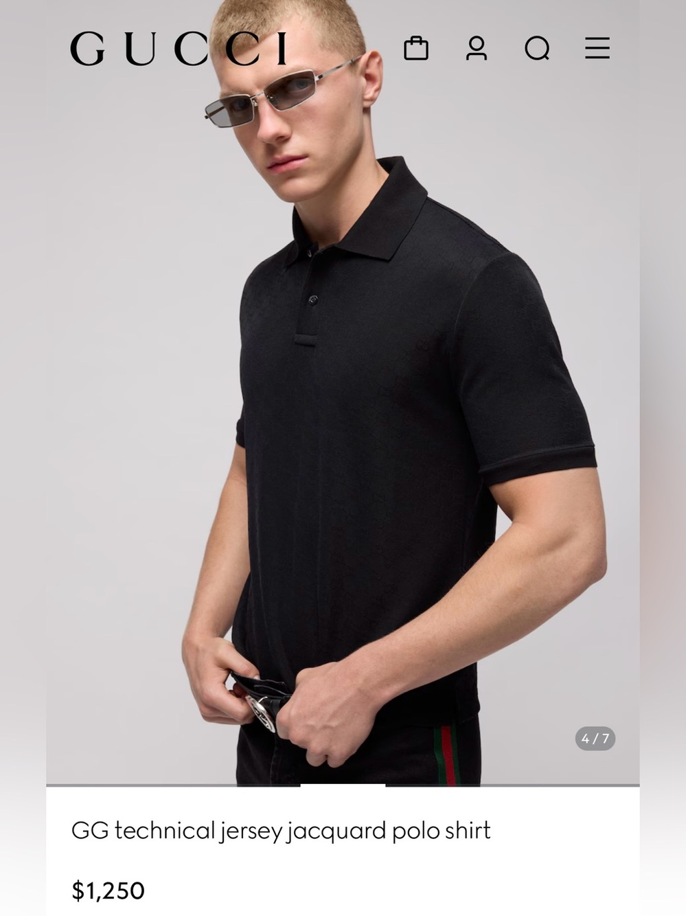 Gucci GG polo shirt